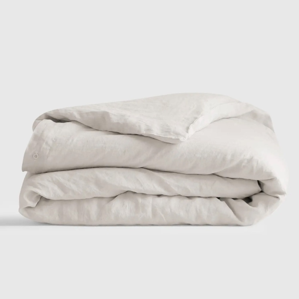Queen Quince European Linen Duvet Cover NWOT